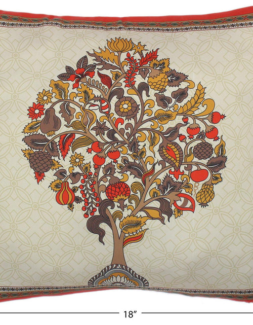 Load image into Gallery viewer, Chelsie Rustic Tree Silk Pillow by Bareens Designer Rugs
