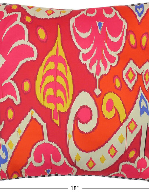 Load image into Gallery viewer, Devora Modern Ikat Silk Pillow by Bareens Designer Rugs
