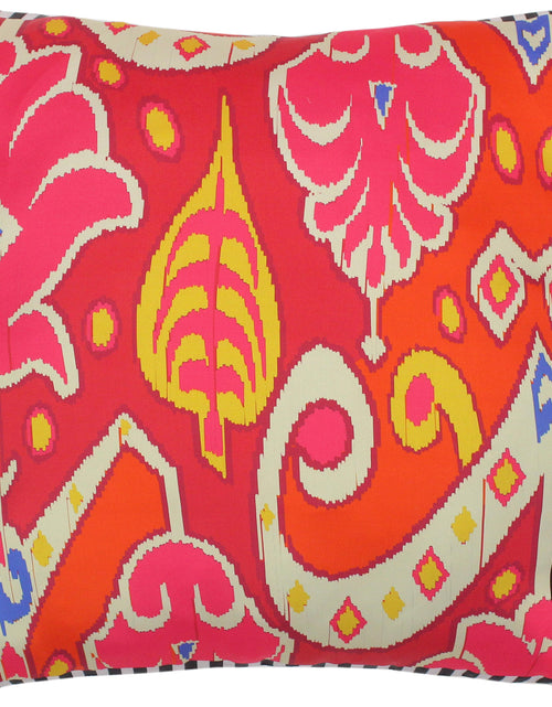 Load image into Gallery viewer, Devora Modern Ikat Silk Pillow by Bareens Designer Rugs
