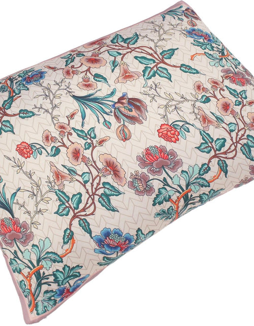 Load image into Gallery viewer, Decorative Floral Oma Elegent Silk Pillow by Bareens Designer Rugs
