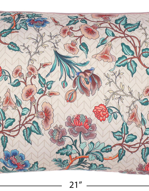Load image into Gallery viewer, Decorative Floral Oma Elegent Silk Pillow by Bareens Designer Rugs

