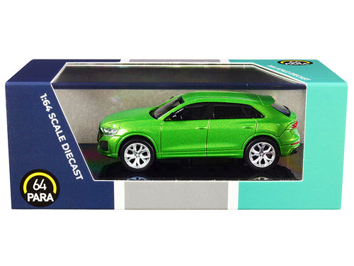 Load image into Gallery viewer, Audi RS Q8 Java Green Metallic 1/64 Diecast Model Car by Paragon
