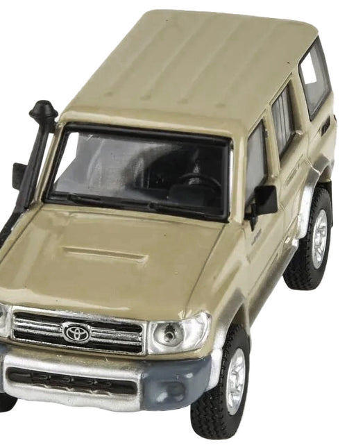 Load image into Gallery viewer, 2014 Toyota Land Cruiser 76 Sandy Taupe Tan 1/64 Diecast Model Car by Paragon Models
