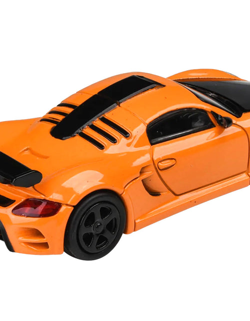 Load image into Gallery viewer, 2012 RUF CTR3 Clubsport Orange with Black Hood 1/64 Diecast Model Car by Paragon Models
