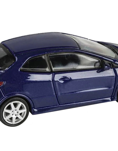 Load image into Gallery viewer, 2007 Honda Civic Type R FN2 Sapphire Blue Metallic 1/64 Diecast Model Car by Paragon Models
