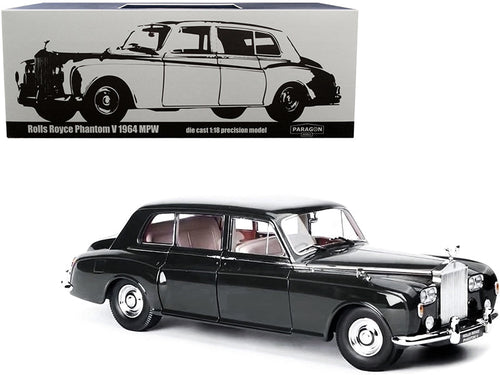 Load image into Gallery viewer, 1964 Rolls Royce Phantom V Brewster Green 1/18 Diecast Model Car by Paragon
