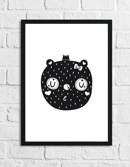 Load image into Gallery viewer, Scandinavian Panda Children's Nursery Room Wall Decor Print by WinsterCreations™ Official Store
