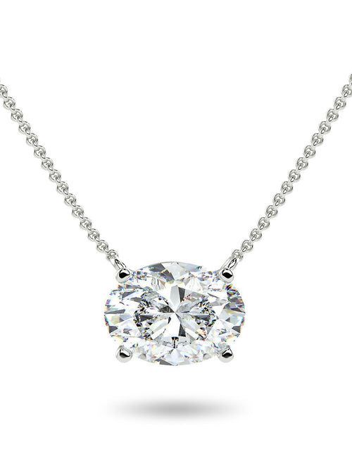 Load image into Gallery viewer, Sirius Oval Necklace - Multiple Sizes by Brilliant Carbon
