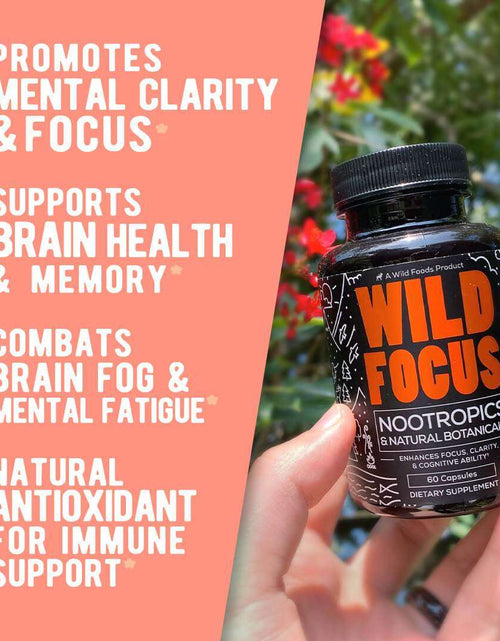 Load image into Gallery viewer, Wild Focus Nootropic Blend by Wild Foods
