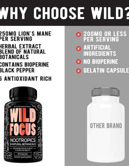 Load image into Gallery viewer, Wild Focus Nootropic Blend by Wild Foods
