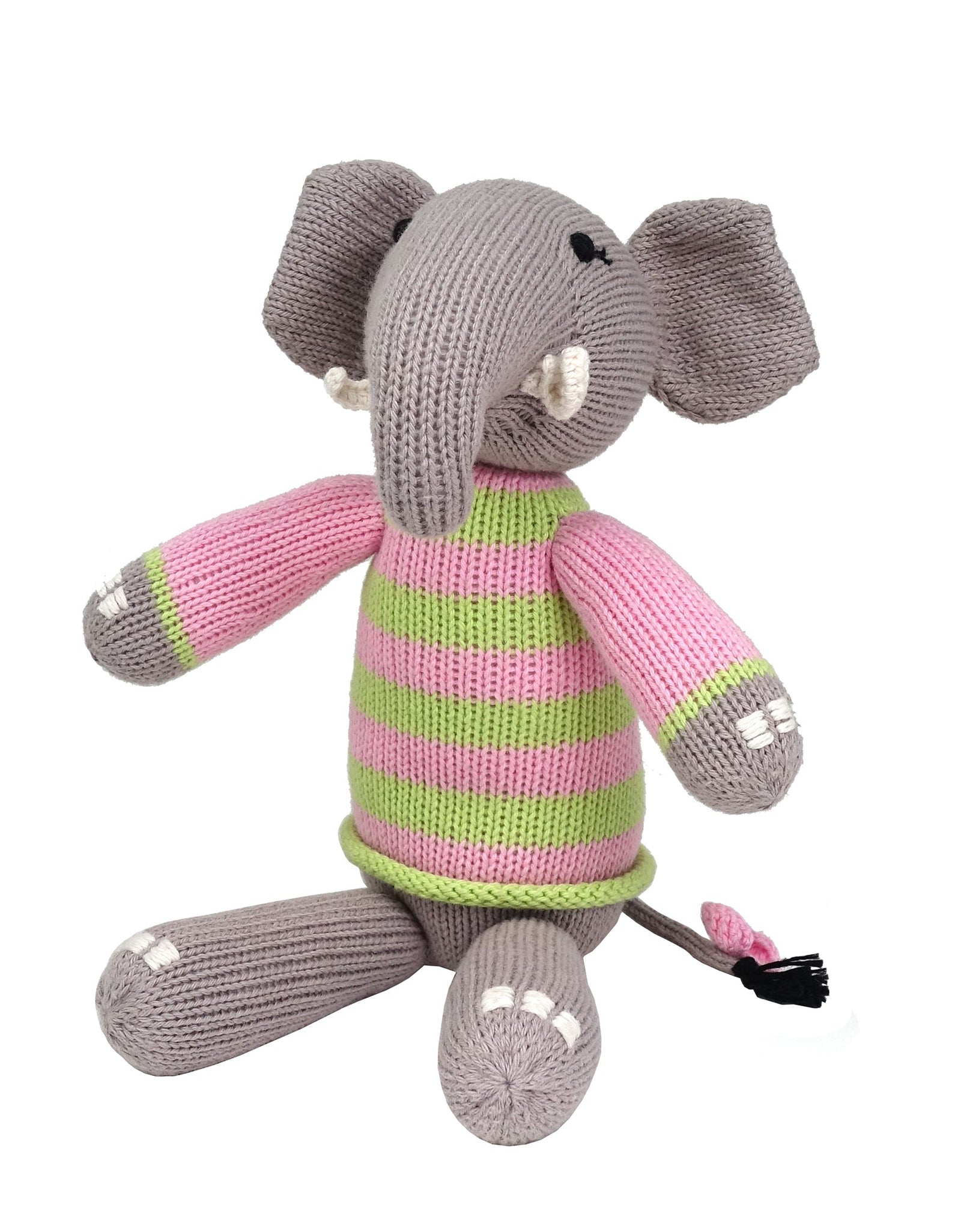 Elephant in Sweater, Pink by Melange Collection