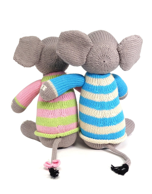 Load image into Gallery viewer, Elephant in Sweater, Pink by Melange Collection
