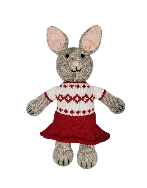 Load image into Gallery viewer, Bunny in Holiday Dress by Melange Collection
