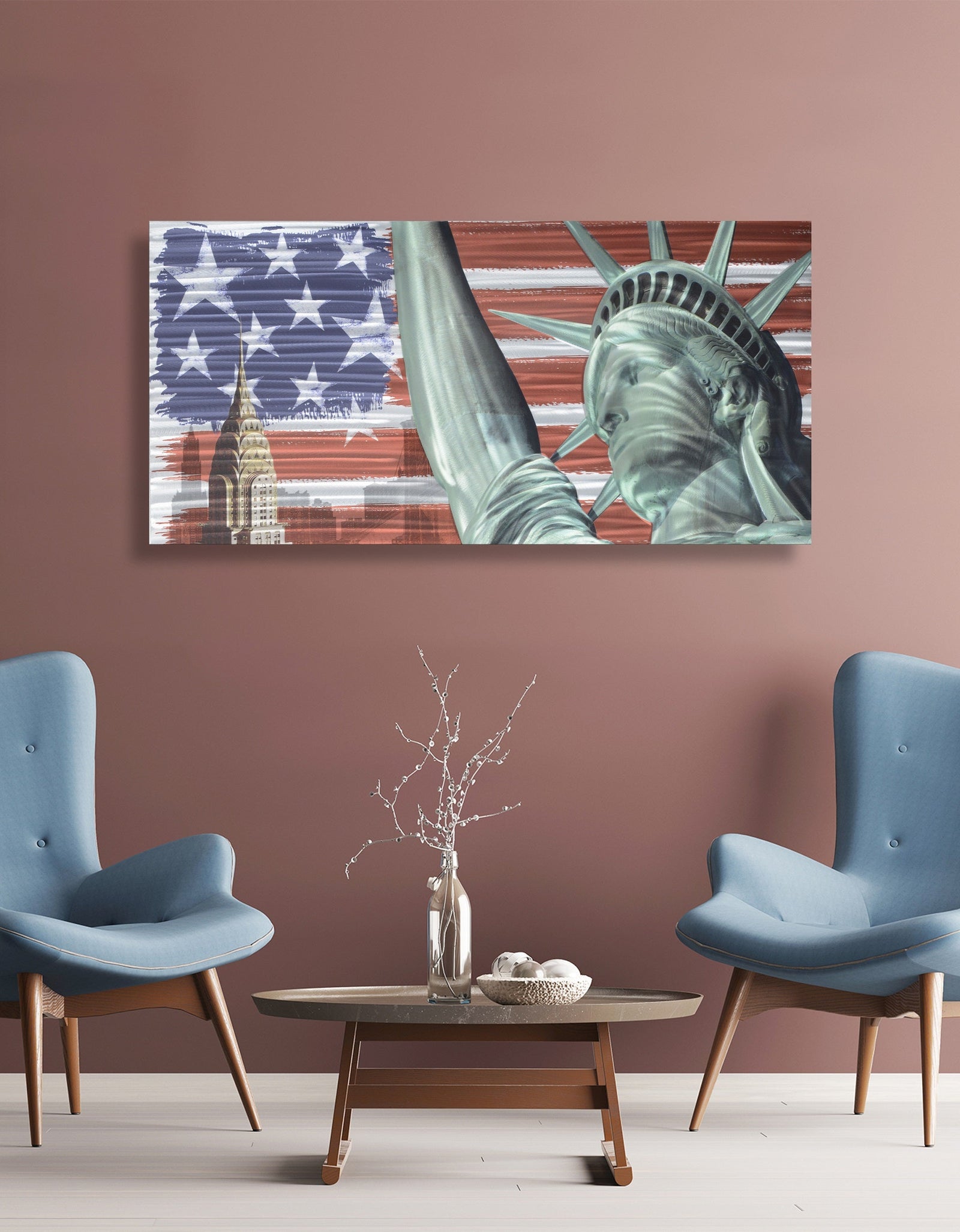 America's Pride and Beauty Metal Wall Art by Peterson Housewares & Artwares