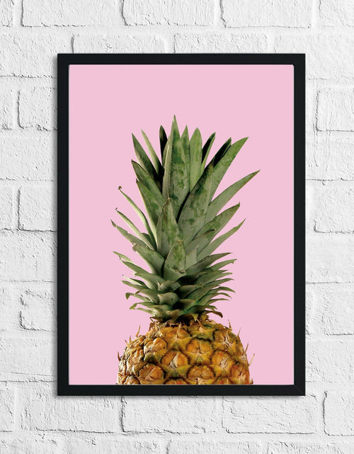 Load image into Gallery viewer, Half Pineapple Pink Photography Room Simple Wall Decor Print by WinsterCreations™ Official Store
