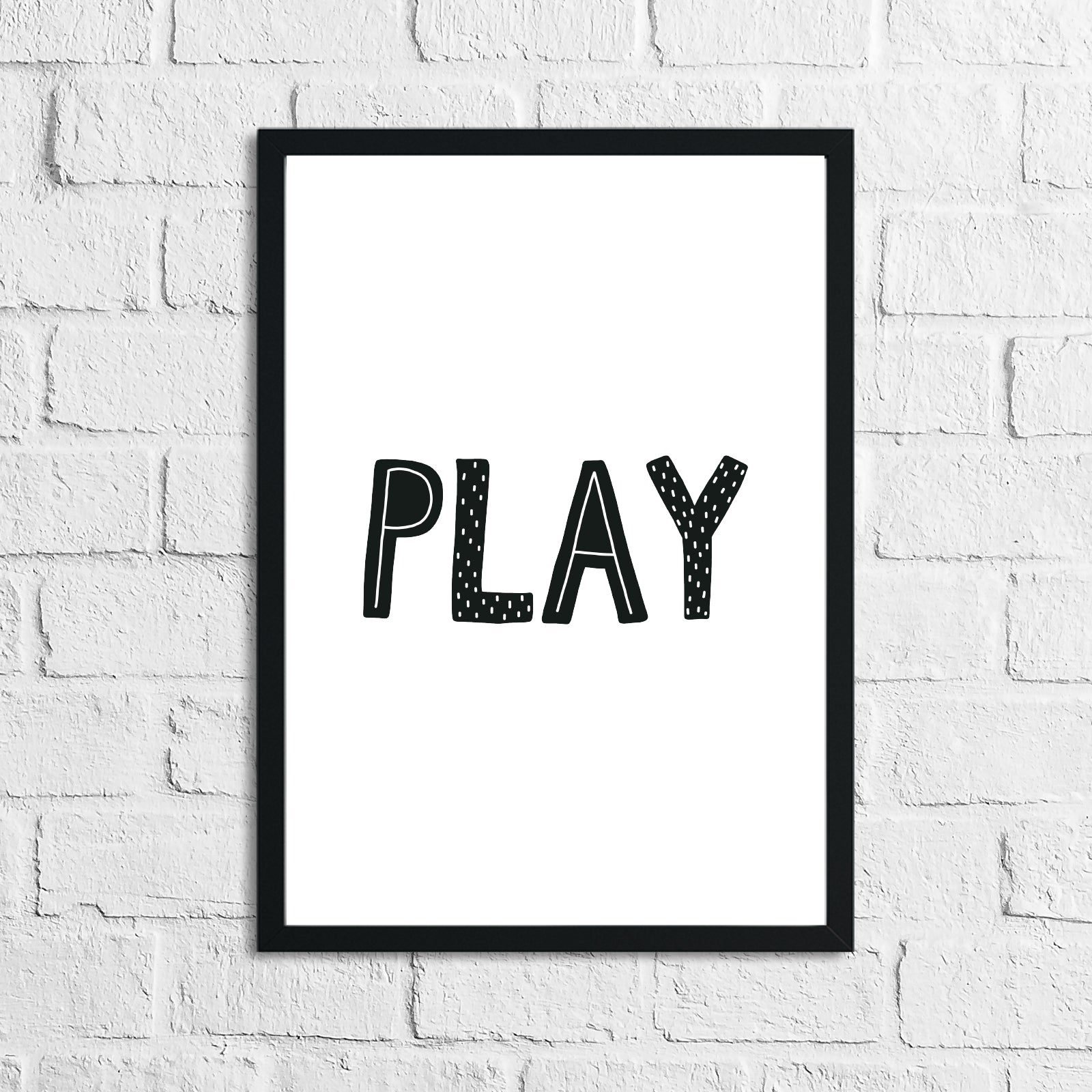 Scandinavian Play Children's Nursery Bedroom Wall Decor Print by WinsterCreations™ Official Store