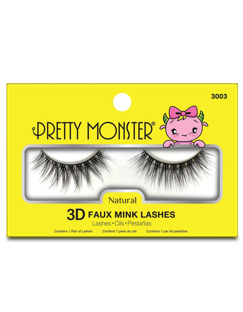 Load image into Gallery viewer, Pretty Monster Natural 3D Faux Mink Lashes - 3003
