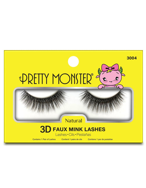 Load image into Gallery viewer, Pretty Monster Natural 3D Faux Mink Lashes - 3004
