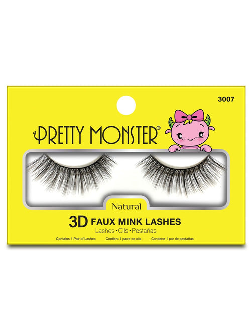 Load image into Gallery viewer, Pretty Monster Natural 3D Faux Mink Lashes - 3007
