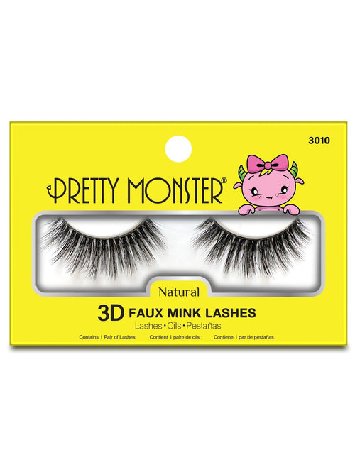 Load image into Gallery viewer, Pretty Monster Natural 3D Faux Mink Lashes - 3010
