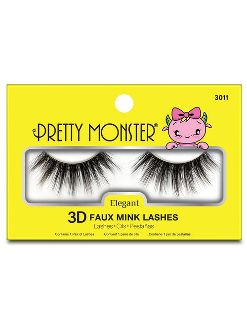 Load image into Gallery viewer, Pretty Monster Elegant 3D Faux Mink Lashes - 3011
