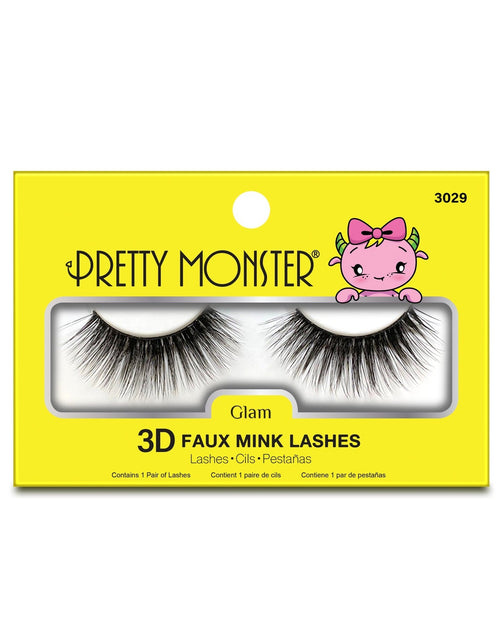 Load image into Gallery viewer, Pretty Monster Glam 3D Faux Mink Lashes - 3029
