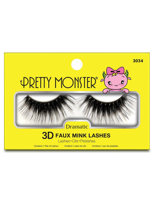 Load image into Gallery viewer, Pretty Monster Dramatic 3D Faux Mink Lashes - 3034
