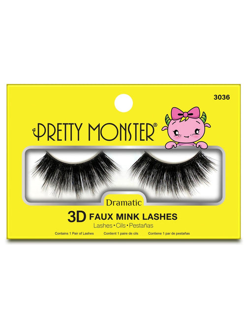 Load image into Gallery viewer, Pretty Monster Dramatic 3D Faux Mink Lashes - 3036
