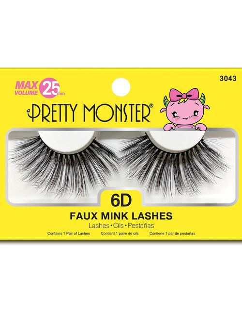 Load image into Gallery viewer, PRETTY MONSTER Max Volume 6D Faux Mink Lashes - 3043
