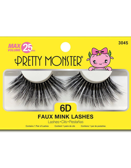 Load image into Gallery viewer, PRETTY MONSTER Max Volume 6D Faux Mink Lashes - 3045
