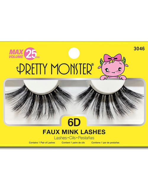 Load image into Gallery viewer, PRETTY MONSTER Max Volume 6D Faux Mink Lashes - 3046

