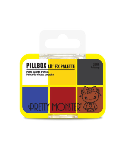 Load image into Gallery viewer, Pretty Monster Pillbox Lil' FX Palette - Primary
