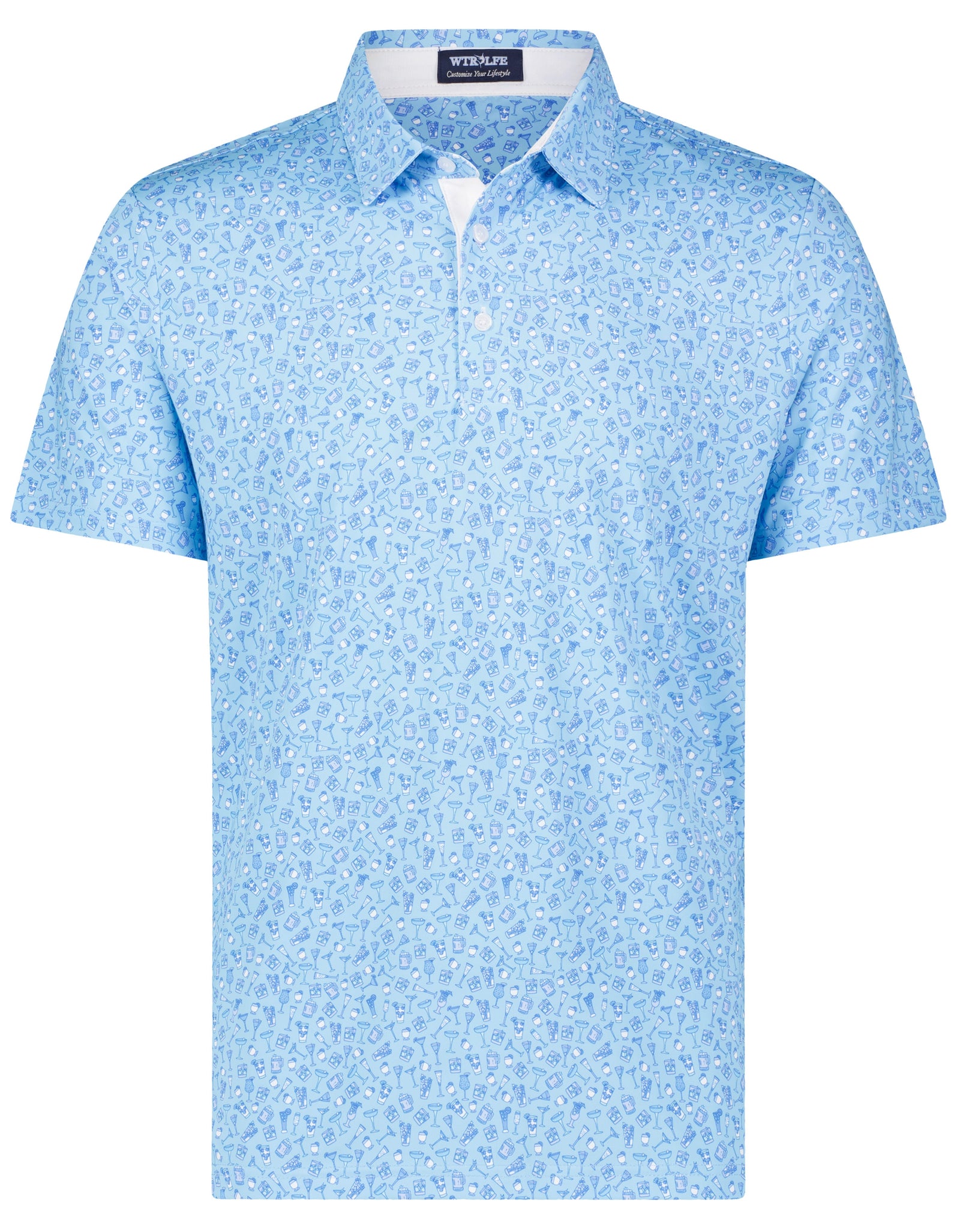 Spirits Print Polo