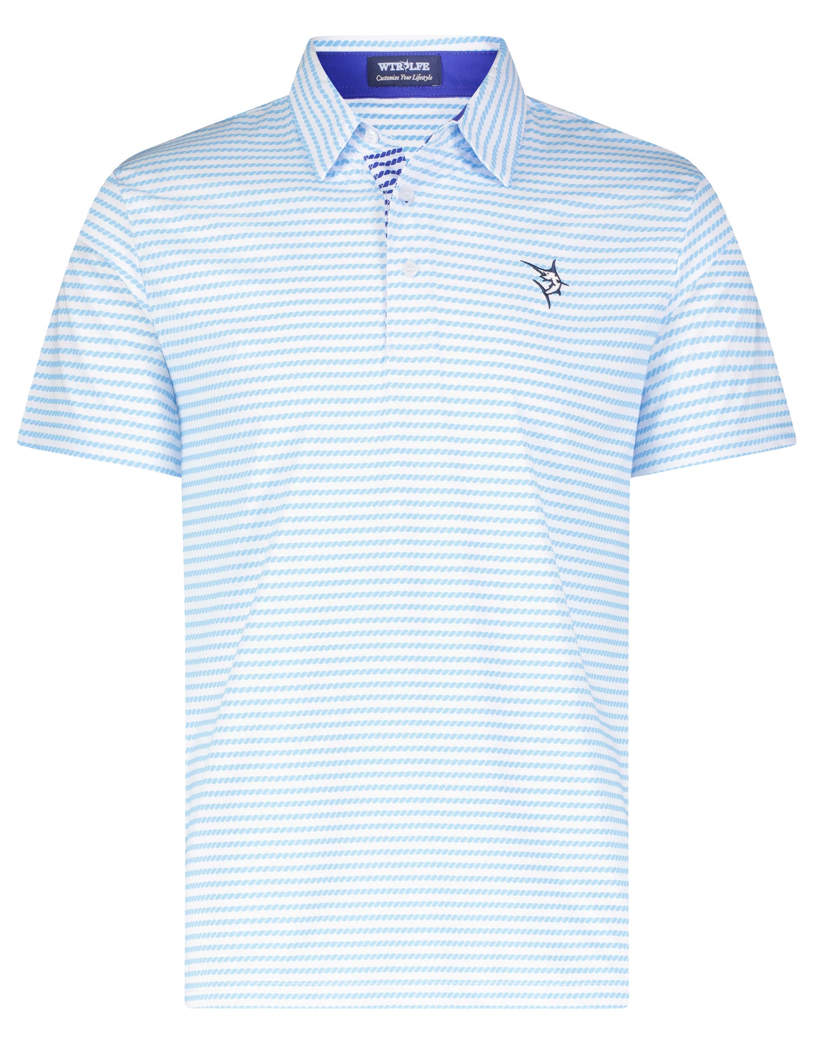 Dockline Striped Polo