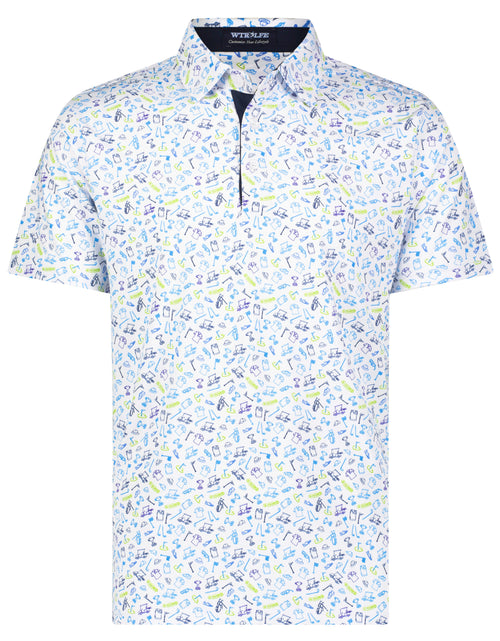 Load image into Gallery viewer, Links Print Polo

