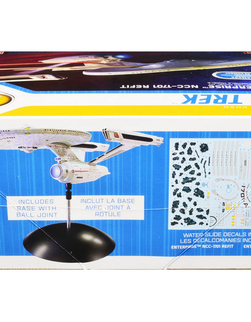 Load image into Gallery viewer, Skill 2 Snap Model Kit U.S.S. Enterprise NCC-1701 Refit Spaceship "Star Trek II: The Wrath of Khan" (1982) Movie 1/1000 Scale Model by Polar Lights
