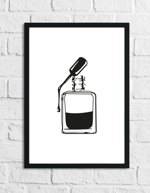Load image into Gallery viewer, Nail Polish Bottle Dressing Room Simple Wall Decor Print by WinsterCreations™ Official Store
