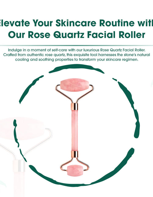 Load image into Gallery viewer, Rose Quartz Face Roller by BeNat
