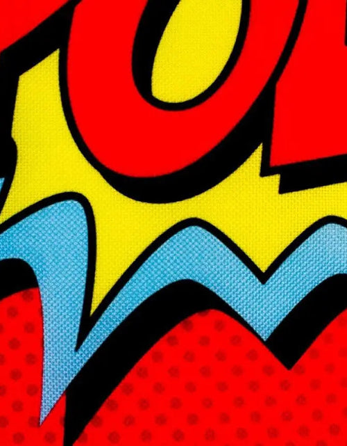 Load image into Gallery viewer, POW | Anime | Fun Gifts | Pillow Cover | Home Decor | Superhero | Happy Birthday | Kids Room | Red Throw PIllow | Kids Decor | Room Decor by UniikPillows
