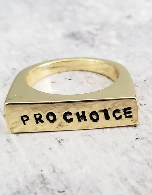 Load image into Gallery viewer, PRO CHOICE Flat Top Ring by Salt and Sparkle
