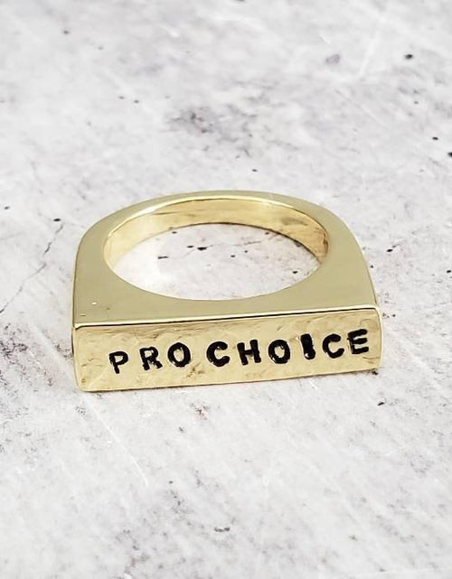 Load image into Gallery viewer, PRO CHOICE Flat Top Ring by Salt and Sparkle
