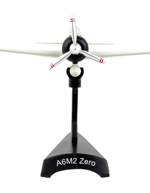 Load image into Gallery viewer, Mitsubishi A6M2 Zero Fighter Aircraft V-107 "Tainan Koukutai - Saburou Sakai" Imperial Japanese Navy 1/97 Diecast Model Airplane by Postage Stamp
