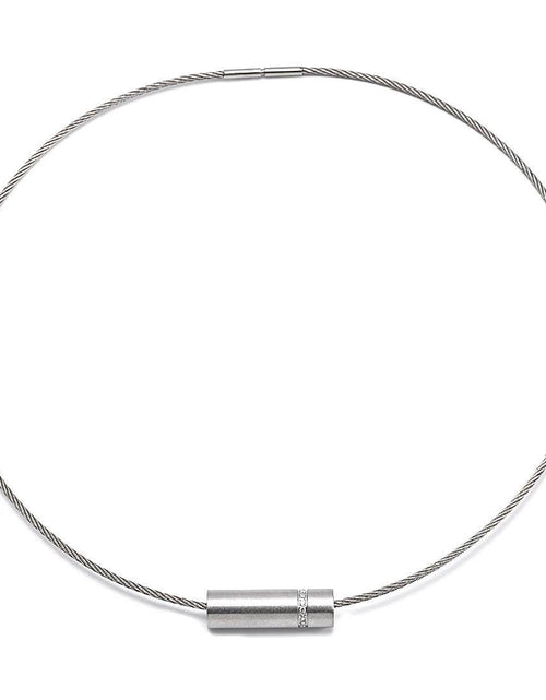 Load image into Gallery viewer, PT080W B.Tiff Pavé Rouleau Pendant by B.Tiff New York
