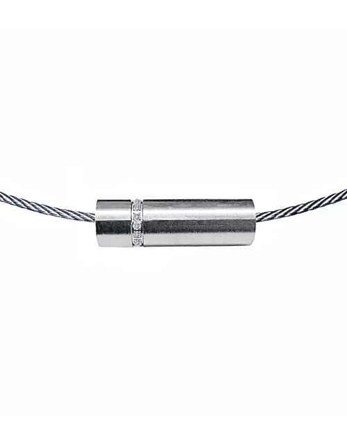 Load image into Gallery viewer, PT080W B.Tiff Pavé Rouleau Pendant by B.Tiff New York

