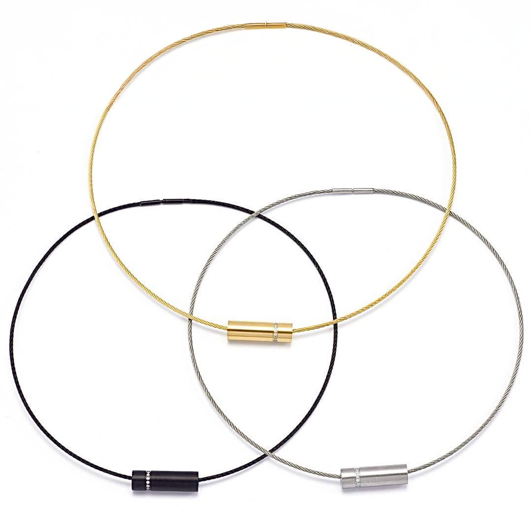 PT080W B.Tiff Pavé Rouleau Pendant by B.Tiff New York