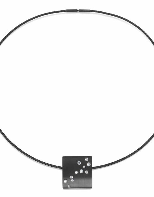 Load image into Gallery viewer, PT094B B.Tiff Black Pavé Galaxie Pendant by B.Tiff New York

