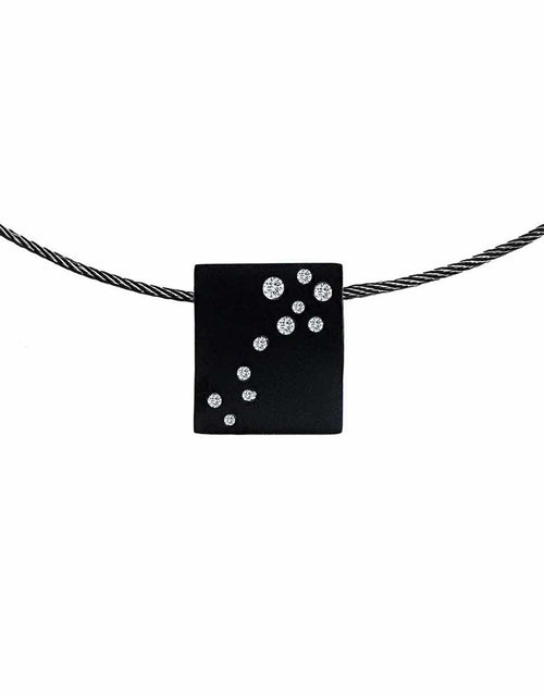 Load image into Gallery viewer, PT094B B.Tiff Black Pavé Galaxie Pendant by B.Tiff New York
