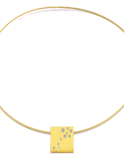 Load image into Gallery viewer, PT094G B.Tiff Gold Pavé Galaxie Pendant by B.Tiff New York
