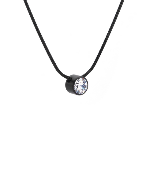 Load image into Gallery viewer, PT101B B.Tiff Black 1 ct Solitaire Pendant by B.Tiff New York
