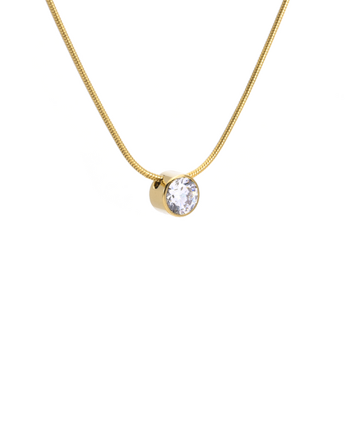 Load image into Gallery viewer, PT101G B.Tiff Gold 1 ct Solitaire Pendant by B.Tiff New York
